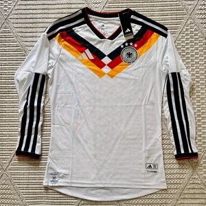 Adidas Germany White Long Sleeve Soccer Jersey